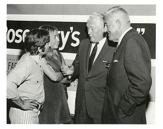 avec Roman Polanski et Sharon Tate
