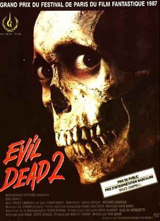 EVIL DEAD 2, Prix du Public au Festival International de Paris du Film Fantastique et de Science-Fiction