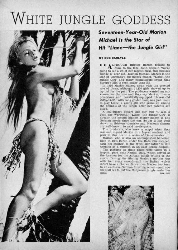 Marion Michael à 17 ans