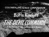 The Devil Commands (1941)