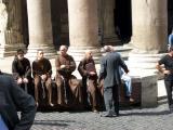 photos du tournage à Rome