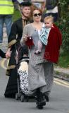 Helena Bonham Carter et le fils de Tim Burton