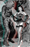 La Créature du Lac Noir et Betty Page