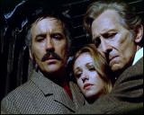 Christopher Lee, Silvia Tortosa et Peter Cushing