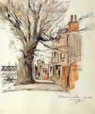 Aquarelle de Peter Cushing