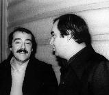 Lamberto Bava (à gauche)