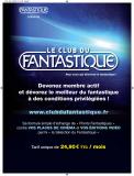 L’ECRAN FANTASTIQUE présente ; LE CLUB DU FANTASTIQUE (voir ci-dessous)