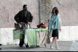 sur le tournage du film