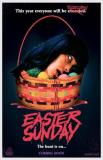 Micro-budget d'horreur distribué le 9 août outre-Atlanique, "Easter Sunday", écrit, réalisé et interprété par le nouveau venu Jeremy Todd Morehead a pour vedettes deux vétérans du genre, Robert Z'Dar ("Maniac Cop") dans le rôle du shérif, et Ari Lehman ("