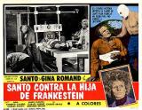 "Santo vs. la hija de Frankestein" (Mexique - 1972) de Miguel M. Delgado. Une scientifique démente , le Dr. Freda Frankenstein, a besoin du sang de Santo pour un sérum de jeunesse....