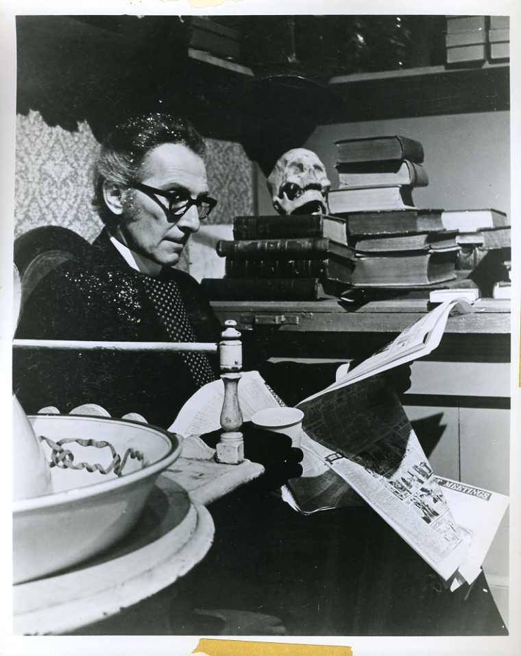 sur le tournage de "Frankenstein créa la femme"