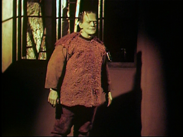 Le fils de Frankenstein : test de couleurs avec Boris Karloff  (voir ci-dessous)