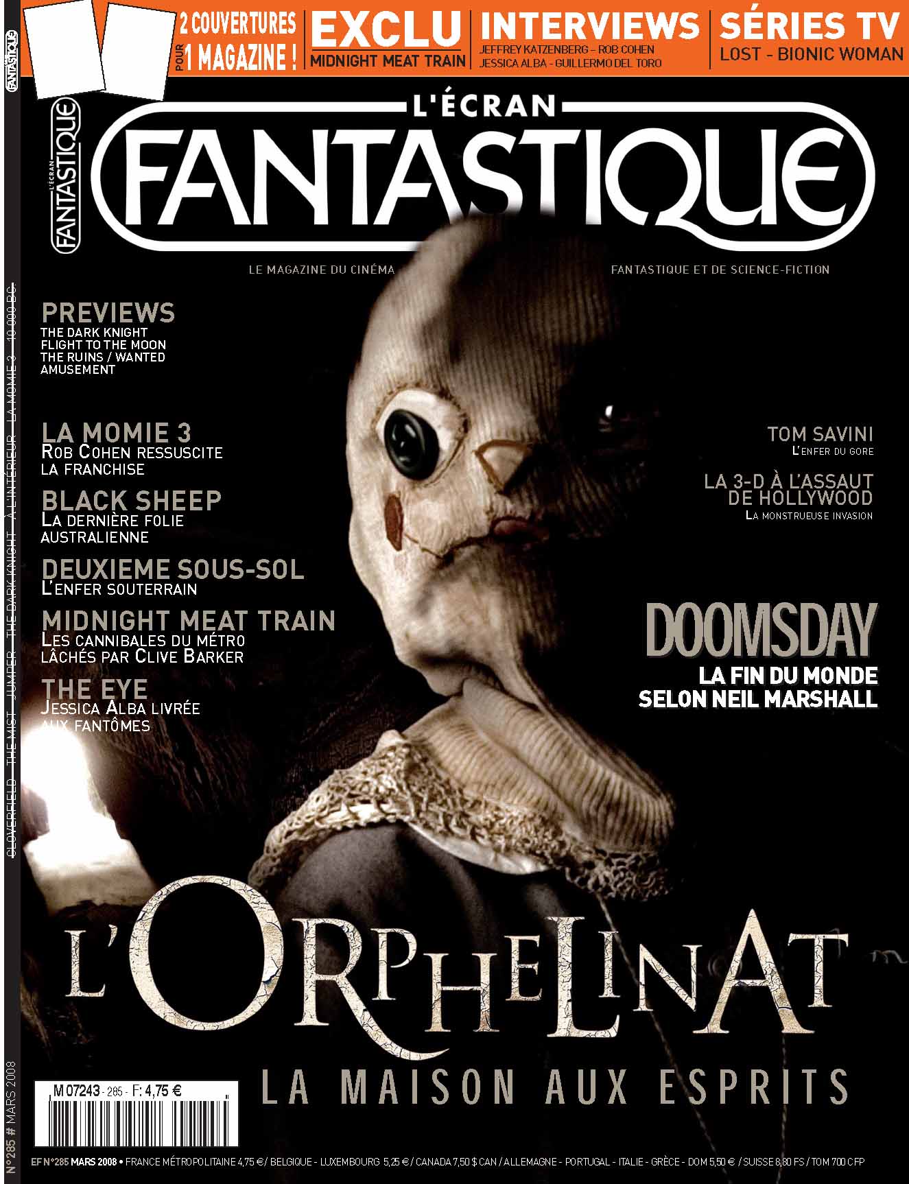 La couverture que vous ne verrez jamais....sauf ici ! (voir ci-dessous)