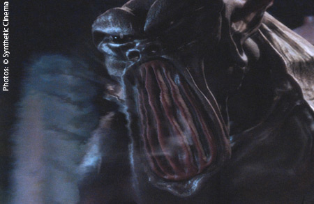 Dirigé par Colin Theys, qui s'est également chargé des effets spéciaux, "Banshee !!! "est un film d'horreur à petit budget où des petits monstres style les Critters s'attaquent à des étudiants, en faisant un véritable carnage (suite ci-dessous).