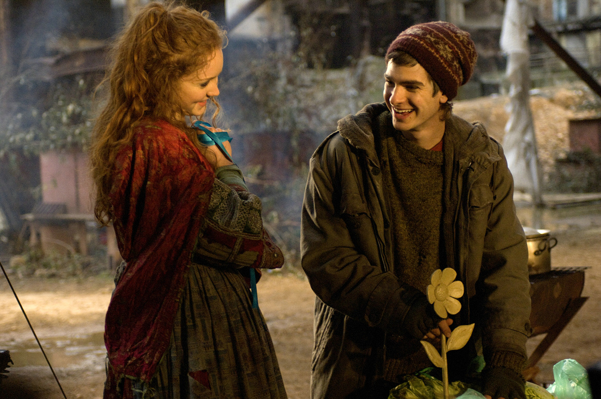 Lily Cole et Andrew Garfield
