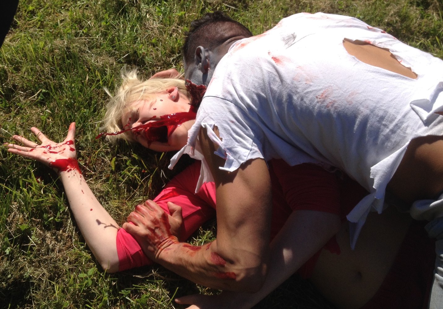 HOUSEWIFE ALIEN VS GAY ZOMBIE