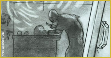 Produit par Richard Robinson  pour la firme Backwoods Entertainment, "Dead by Dawn" (notre illustration) se situe dans la petite ville de Juniper Falls, hantée par un tueur maléfique... (suite ci-dessous).