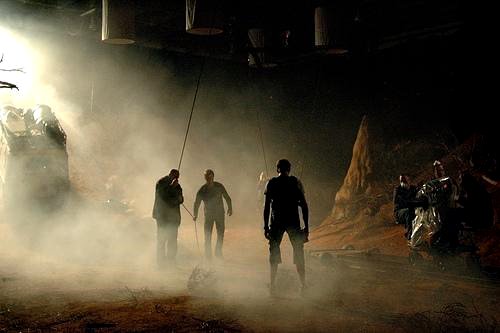 Scène de tournage