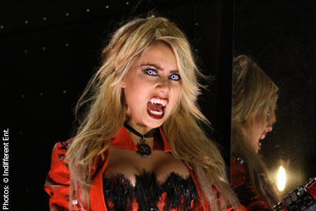 "The Bleeding" de Charlie Picerni, qui se tourne actuellement à Wilmington, non loin de Cape Fear, a notamment pour vedette la tatoueuse Kat von D (notre photo) et le rappeur DMX (voir scénario ci-dessous)