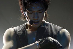 Tournage de "Ninja Assassin" à Berlin (voir ci-dessous)