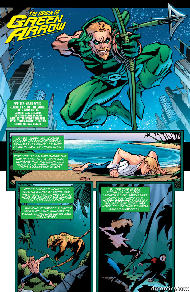 Lex Luthor et The Riddler dans "The Green Arrow" (suite ci-dessous)