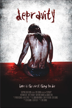 Le fils de George A. Romero produit "Depravity", un shocker gore dans la lignée graphique des classiques de Lucio Fulci ! (voir ci-dessous)