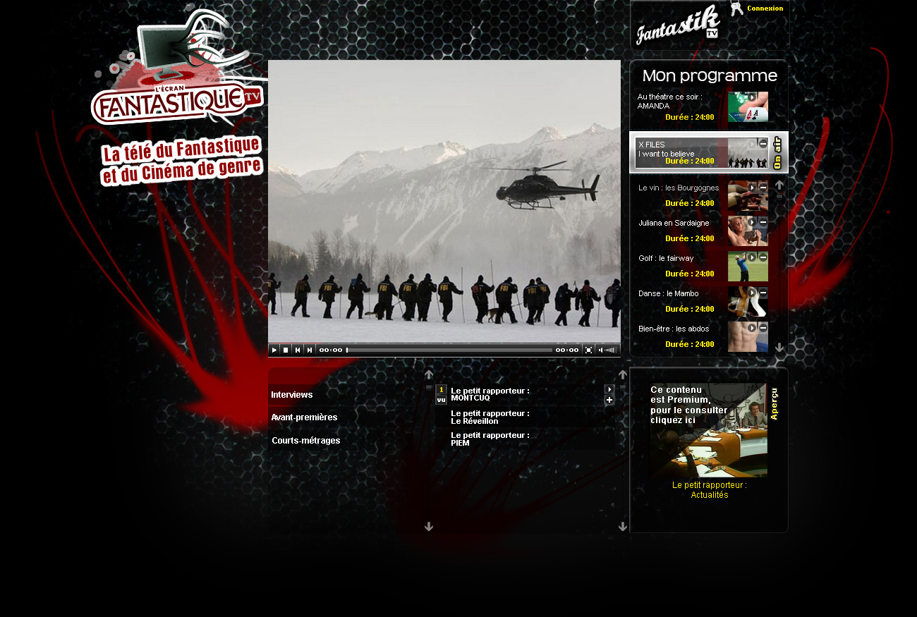 Dans quelques jours... L'Ecran Fantastique TV ! (voir ci-dessous)