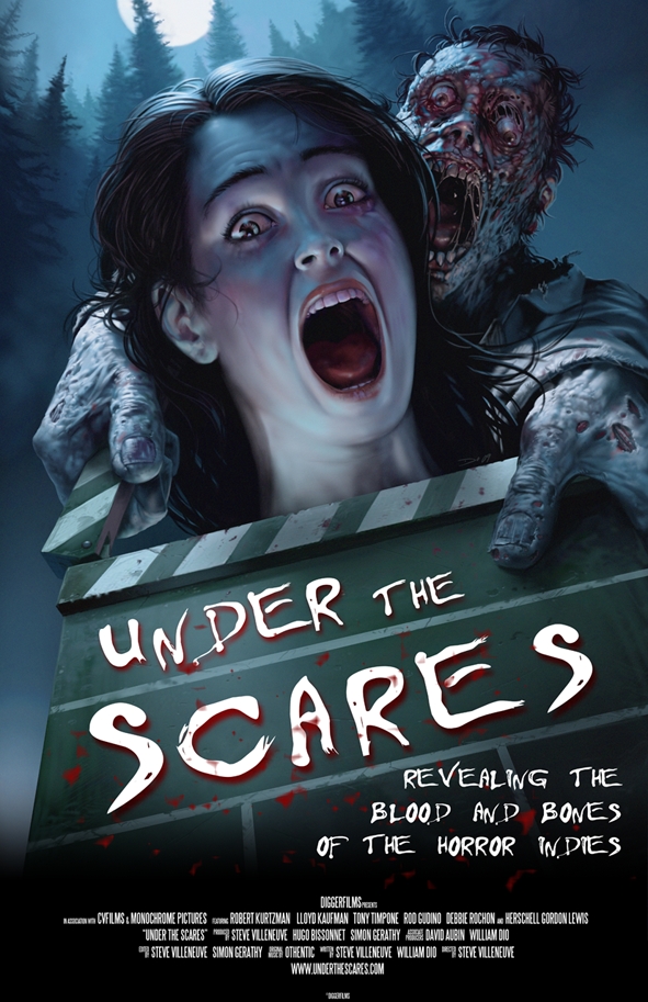 Réalisé par le canadien Steve Villeneuve, "Under the Scares" est un documentaire portant sur l’industrie de l’horreur cinématographique (voir ci-dessous)