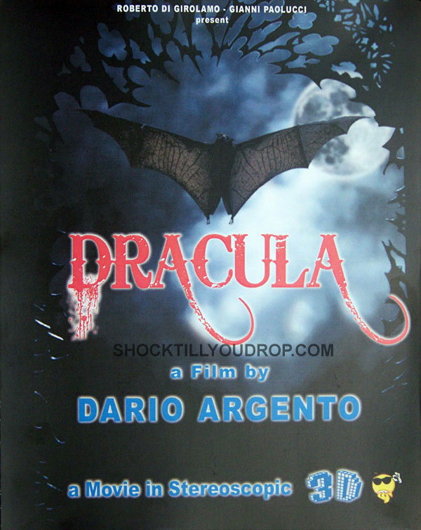 Dario Argento s'attaque à DRACULA è (voir ci-dessous)