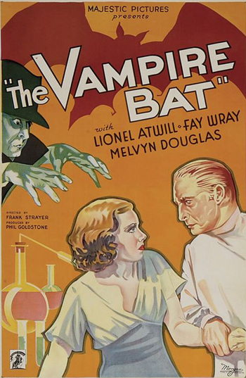 La légendaire firme américaine American International Pictures, fondée en 1953, et Visionary Cinema ont uni leurs forces pour produire trois longs-métrages fantastiques, dont un remake de "The Vampire Bat" (voir ci-dessous)