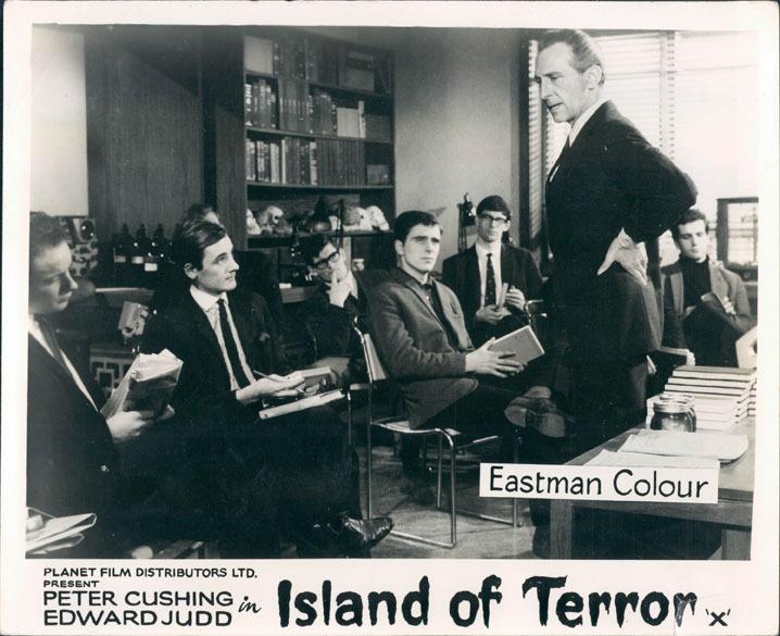 "L'Ile de la Terreur" de Terence Fisher (1966) une production Planet Film/Protelco, distribuée en France par Alcifrance