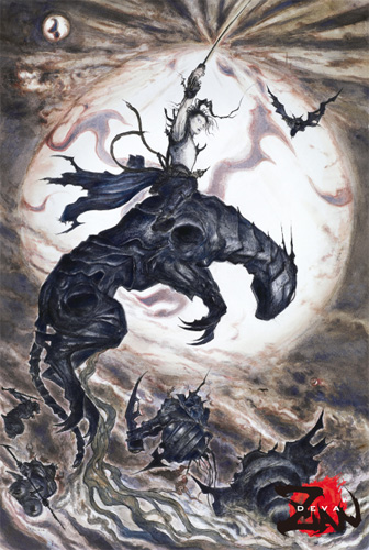 "Deva Zan" marque les débuts dans le long-métrage d'animation de Yoshitaka Amano, le célèbre character designer et illustrateur de "Vampire Hunter", "Gatchaman" et de la série interactive "Final Fantasy (voir ci-dessous)