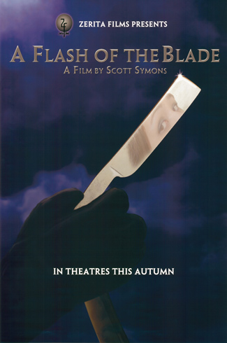 "A Flash of the Blade" que prépare le nouveau venu  Scott Symons se veut un giallo américain contemporain...  (suite ci-dessous)