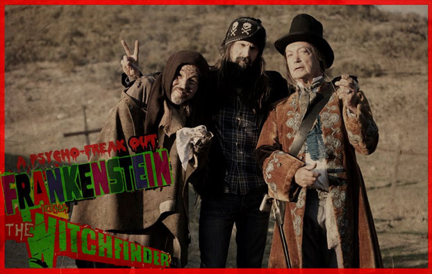 "Frankenstein vs the Witchfinder", est le (mini) "film dans le film" que Rob Zombie (ci-dessus aux côtés de Clint Howard et d'Udo Kier) a inclus dans "The Lords of Salem", où l'on retrouve également Camille Keaton.