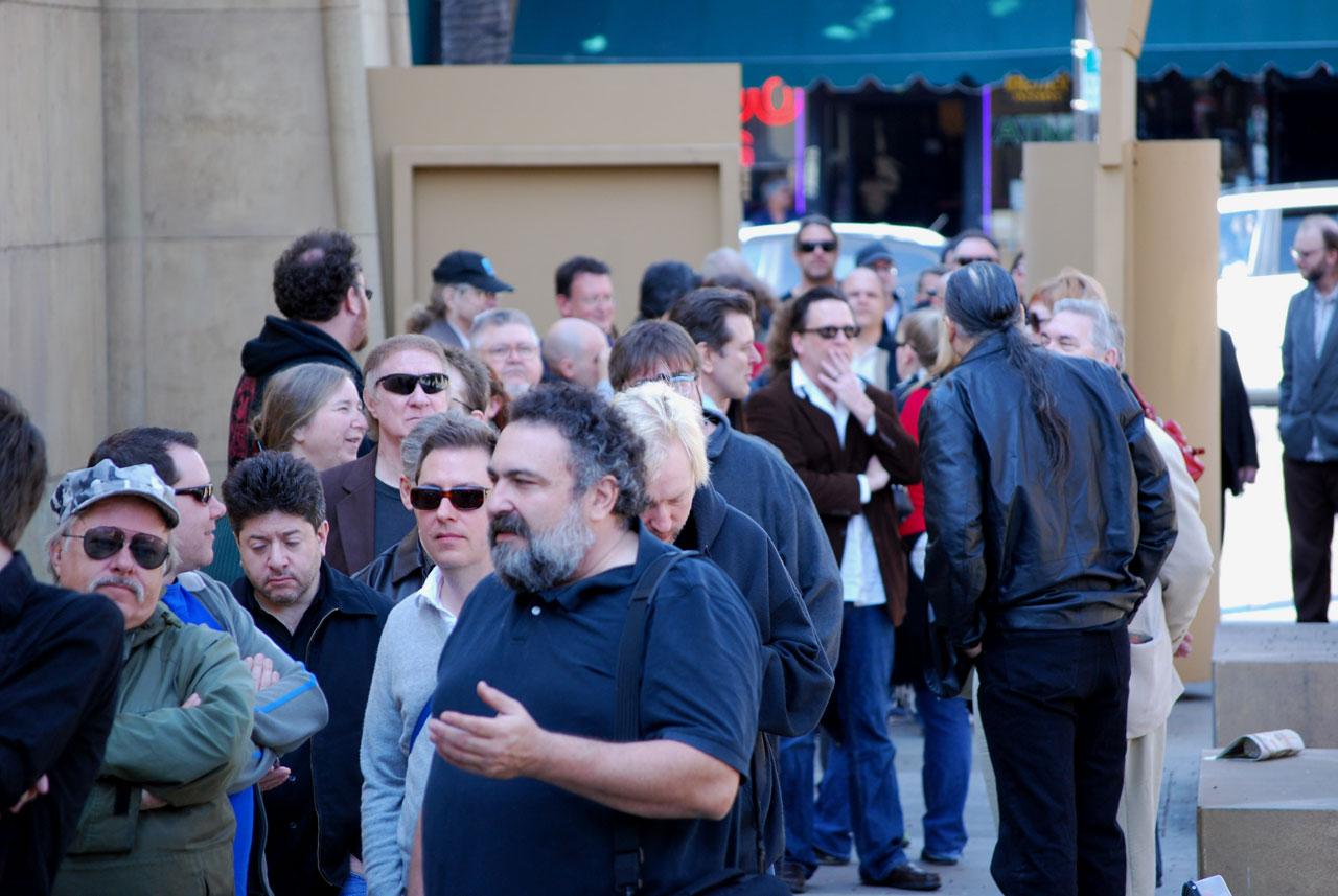 Hommage posthume à Forrest J Ackerman (décédé le 4 décembre 2008 à l'âge de 92 ans) le 9 mars 2009 à l'Egyptian Theatre d'Hollywood.