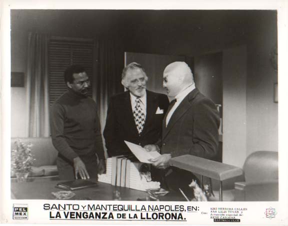 "La venganza de la Llorona" (Mexique 1974) de Miguel M. Delgado, avec René Cardona, Alfonso Castano, Sonia Cavazos, Marcia Montes, Santo et Hijo del Santo.