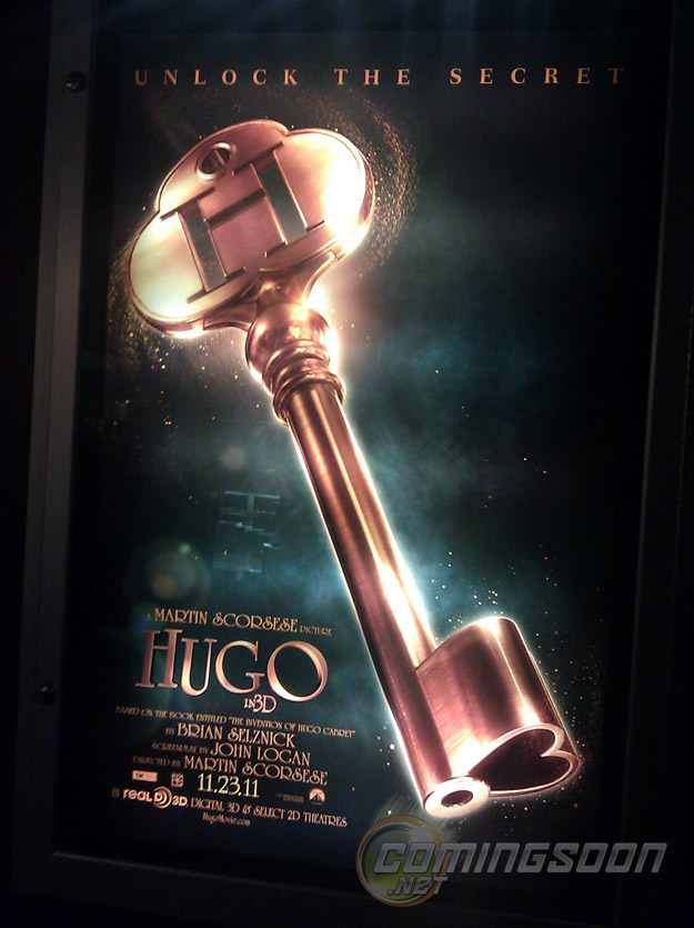 Première affiche de "L'Invention de Hugo Cabret", réalisé en 3D par Martin Sorsese et qui sortira en France le 14 décembre prochain.