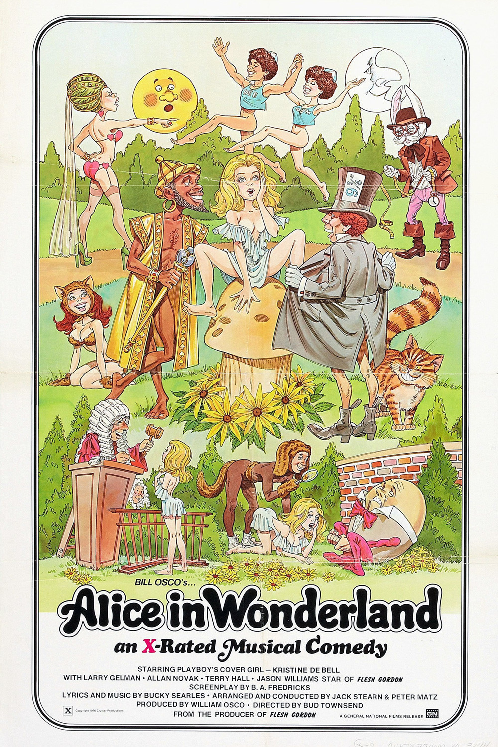 Dernier projet de Ken Russell avant sa disparition, un remake du musical hardcore "Alice in Wonderland : An X-Rated Musical Fantasy" de Bud Townsend est en cours... (voir ci-dessous)