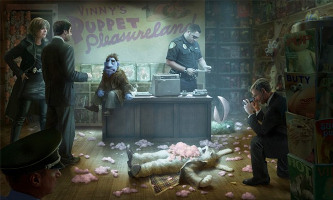 Brian Henson, le film du regretté Jim Henson, va diriger "The Happytime Murders", un film noir avec des marionnettes..  (voir ci-dessous)