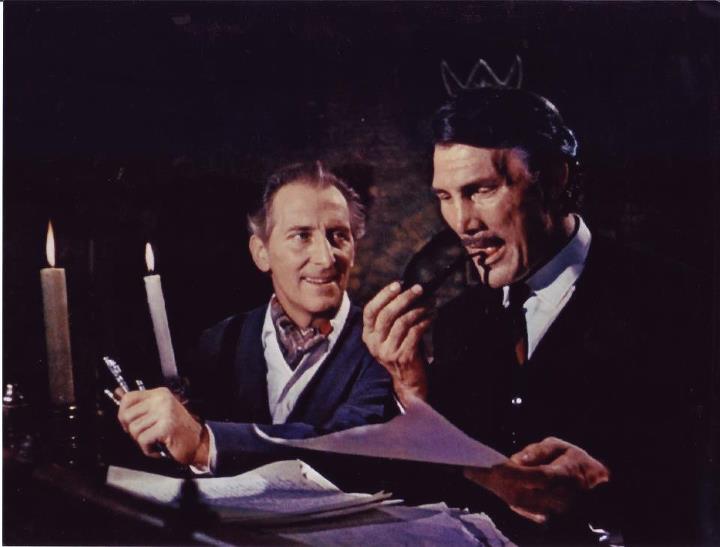 Peter Cushing et Jack Palance