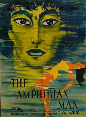 Datant de 1962, "L'Homme amphibie",  alias "Le Tarzan des mers", oeuvre de SF au romantisme amer adaptée du livre d'Alexander Belyavev par les Russes Vladimir Chebotaryov et Gennadi Kazansky, va faire l'objet d'un remake (voir ci-dessous)