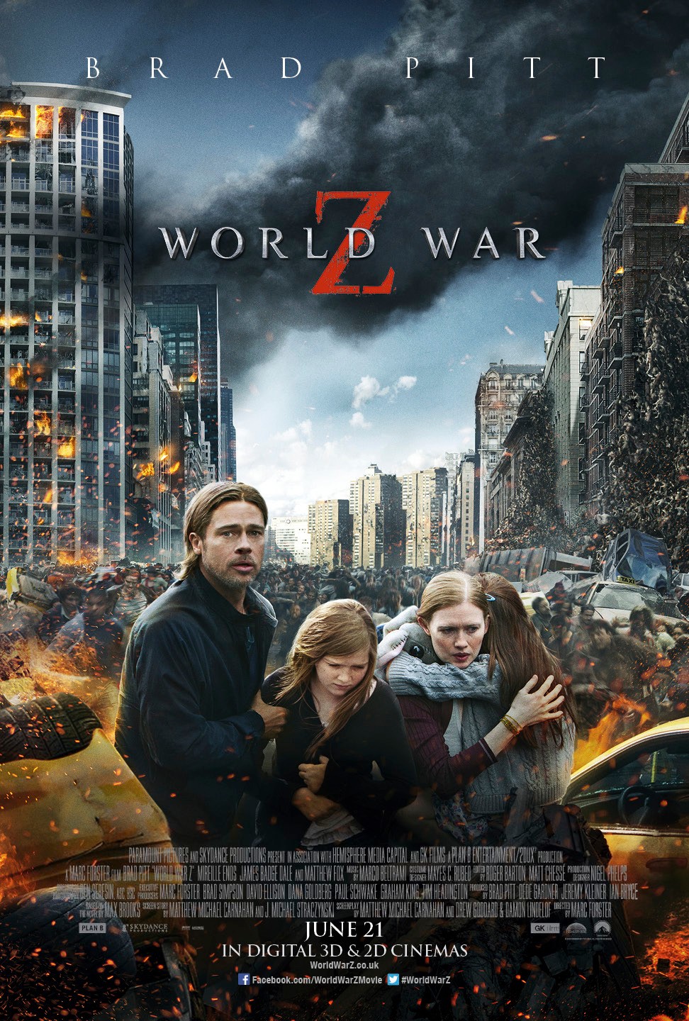 Une suite pour WORLD WAR Z suite à son succès au box-office !  (voir ci-dessous)