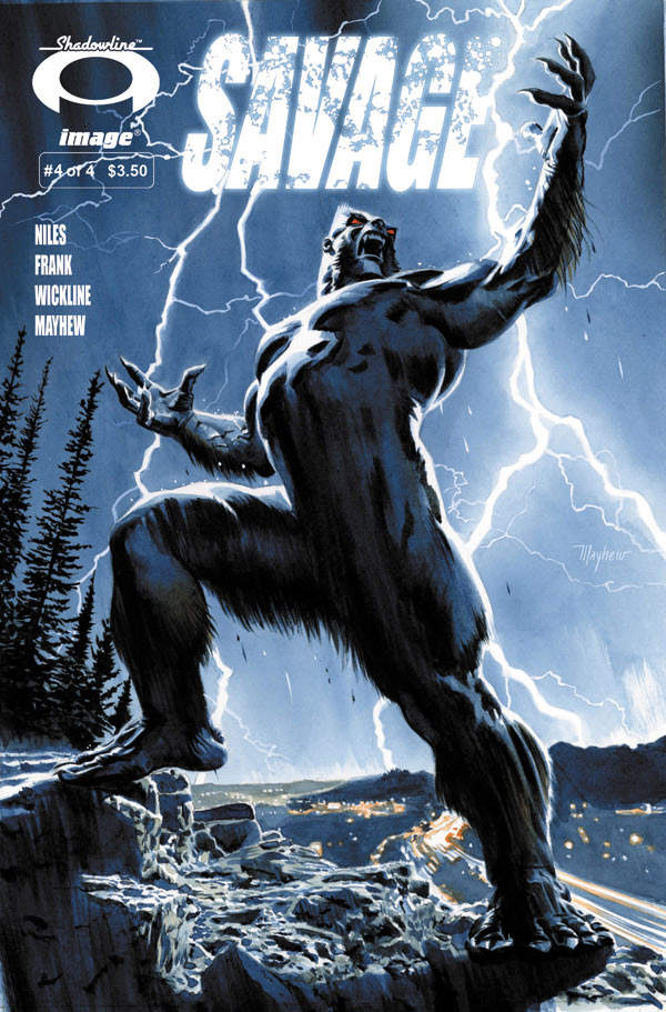 Le Bigfoot contre les loups-garous dans "Savage" de James Cotten ! (voir ci-dessous)