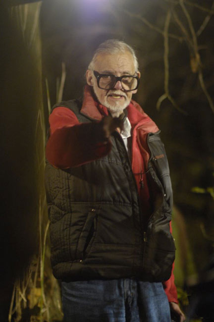 sur le tournage de "Day of the Dead" (2007)