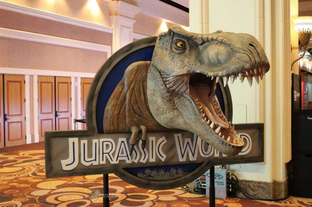 La pub a commencé pour "Jurassic World" ! En l'occurrence, à Las Vegas, à l'occasion de la Licensing Expo qui se tient au Mandalay Bay Cinvention Center du 17 au 19 juin....