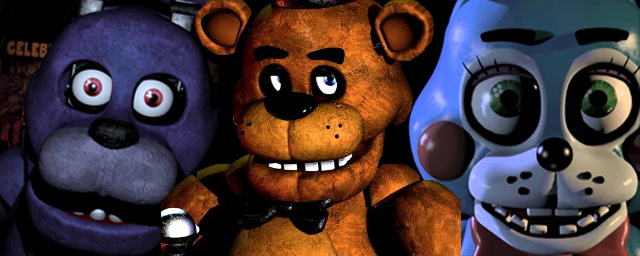 Les peluches tueuses à l’attaque dans FIVE NIGHTS AT FREDDY’S… (voir ci-dessous)