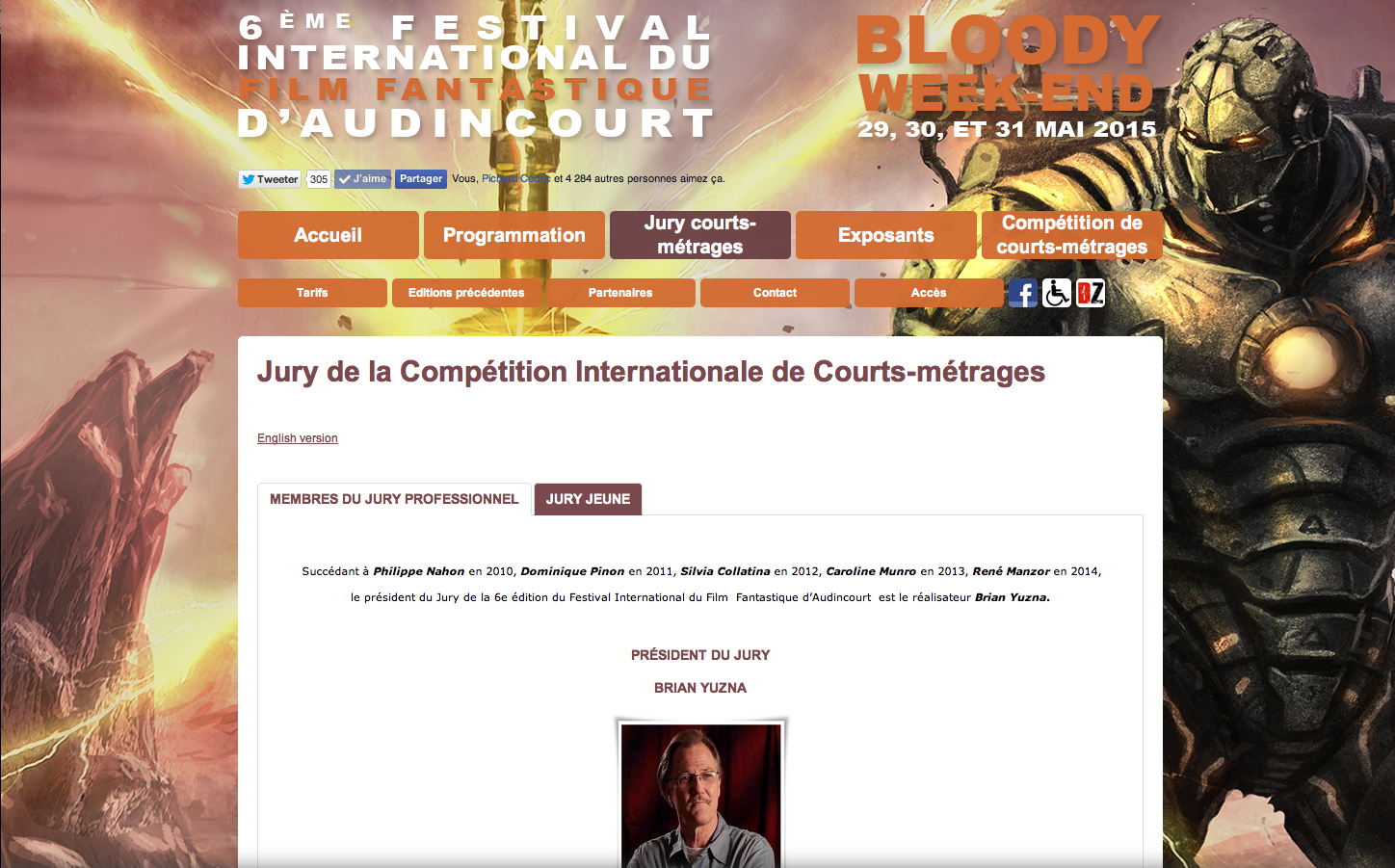 Du 29 au 31 mai, the Place to Be ! http://www.bloodyweekend.fr/