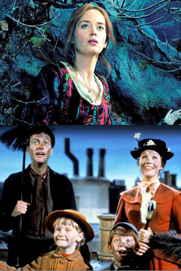 Emiy Blunt devrait succéder à Julie Andrews dans le rôle de MARY POPPINS…. (voir ci-dessous)