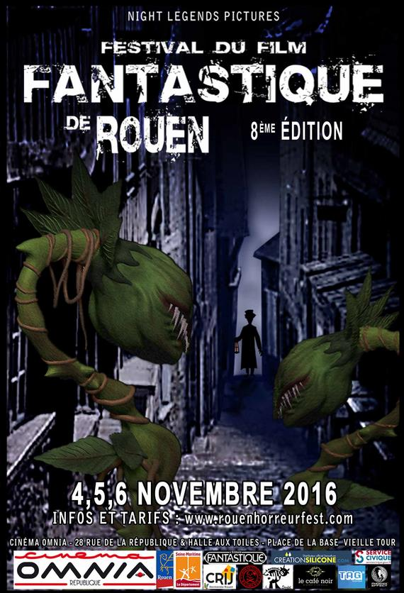 La 8e édition du Festival du Film Fantastique de Rouen aura lieu du 4 au 6 novembre 2016.
