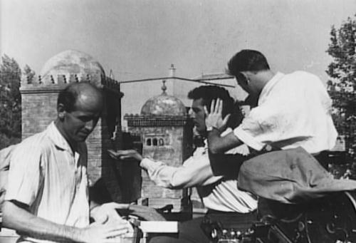 LES VOYAGES DE GULLIVER (tournage avec Ray Harryhausen)